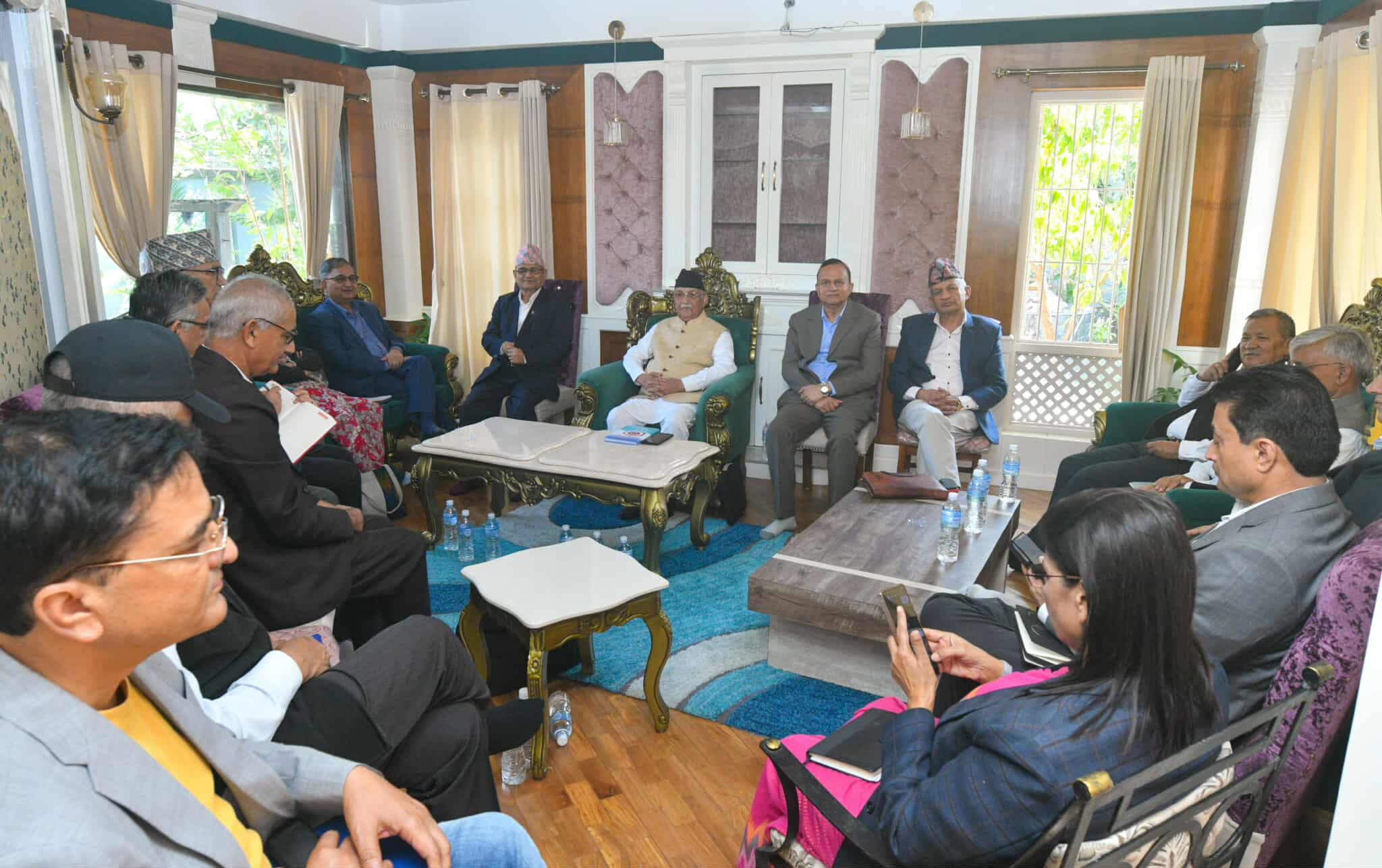 Image of नेकपा एमालेको सचिवालय बैठक बस्दै