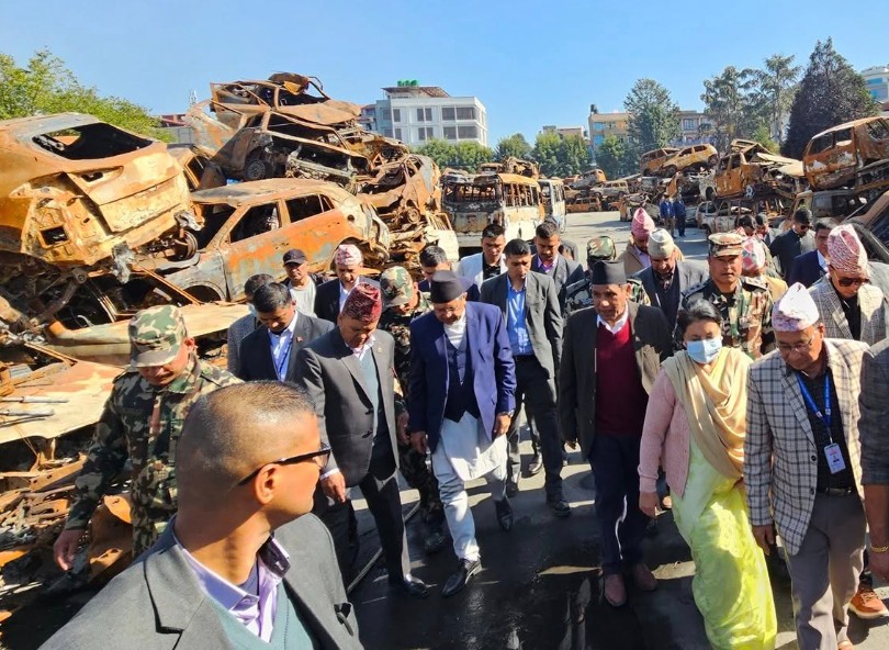 Image of संसद भवनको अवस्था देखेर दुःख लागेको छः पूर्व राष्ट्रपति भण्डारी