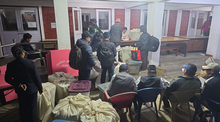 Image of गोरखा २ निर्वाचन क्षेत्रमा प्रतिनिधिसभा मतगणना सुरु