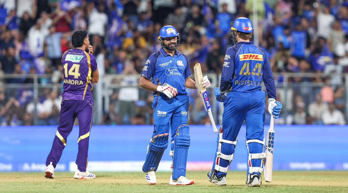 मुम्बई इन्डियन्सले कोलकाता नाइट राइडर्स (केकेआर)लाई ६ विकेटले हरायो