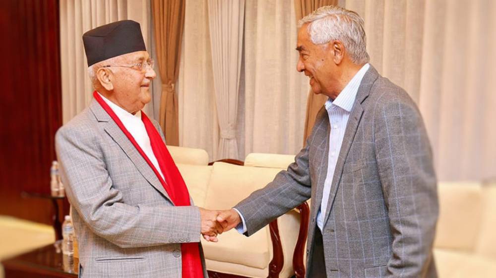 Image of बालेनको शपथ समारोहमा ओली र देउवा अनुपस्थित