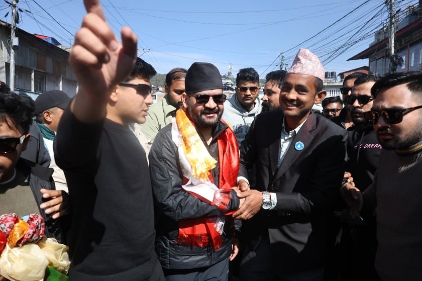 Image of बालेन शाहले पूर्वी नेपालमा भाषणविहीन चुनावी अभियान पूरा गरे