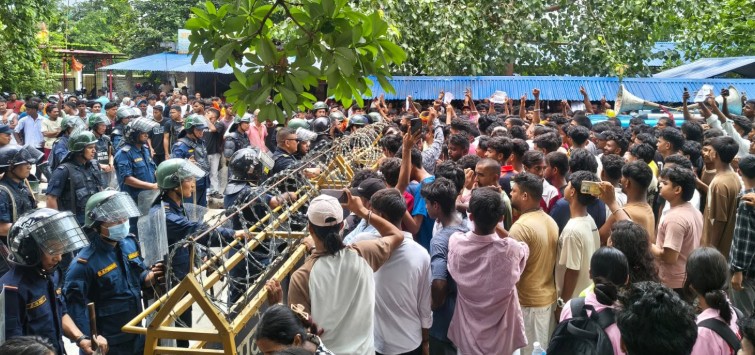 Image of सुनसरी घटनाको विरोधमा विराटनगरमा प्रदर्शन, सरकारविरुद्ध नाराबाजी