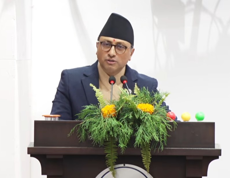 Image of बजेटबारे आज पत्रकार सम्मेलन गर्दै अर्थमन्त्री स्वर्णिम वाग्ले