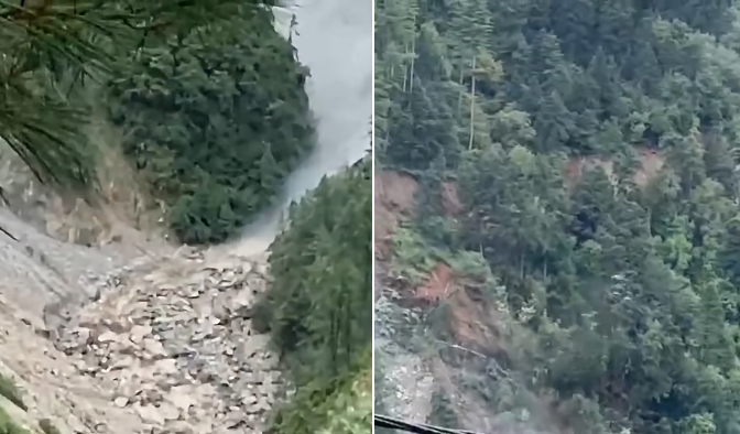 Image of गोरखाको छेकम्पारमा पहिरो, बुढीगण्डकी थुनिन सक्ने जोखिम