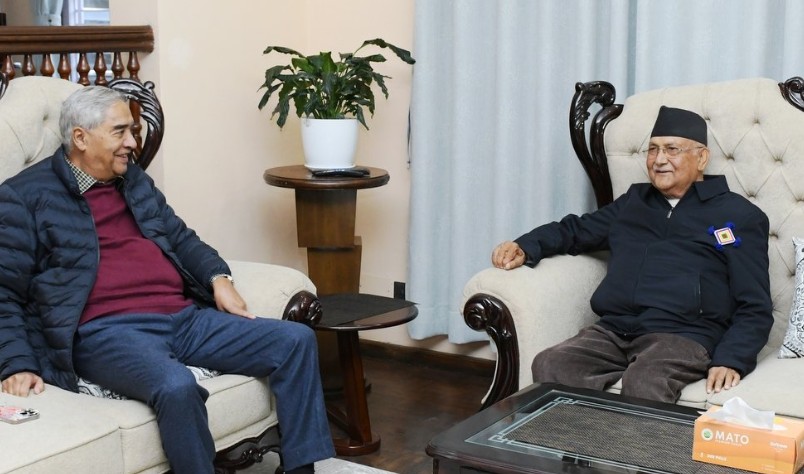 Image of देउवा–ओली भेट, प्रतिनिधिसभा पुर्नस्थापनाको मुद्दा सर्वोच्च लैजाने तयारी