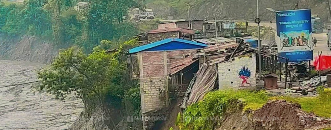Image of त्रिशूली नदीको बाढीले धादिङमा चार घर बगायो
