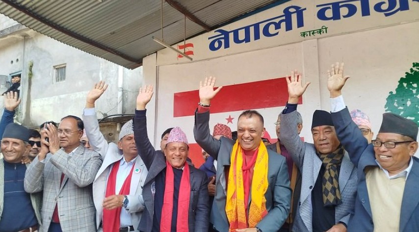 Image of कांग्रेसलाई देश सम्हाल्ने जिम्मेवार शक्तिः सभापति गगन थापा