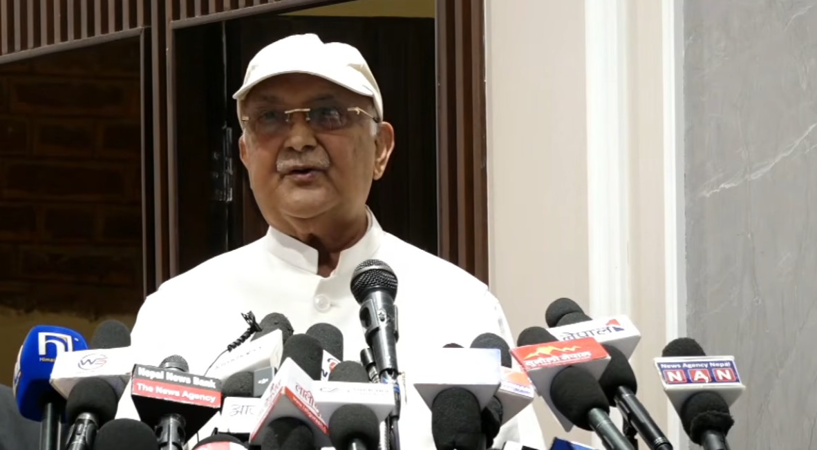 Image of अपहरित लोकतन्त्रलाई पुनःस्थापित गर्न संयुक्त संघर्ष आवश्यक छ : केपी शर्मा ओली