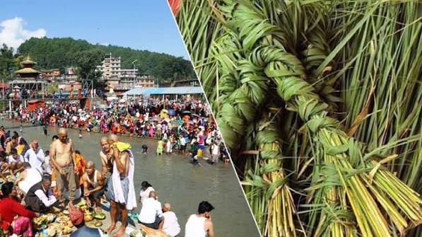 Image of कुशेऔँसी अर्थात् बाबुको मुख हेर्ने दिन