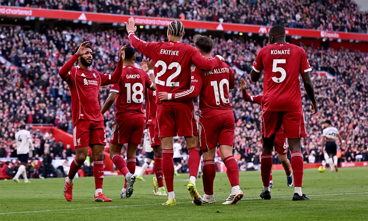 लिभरपुलसंग वेस्टहम पराजित