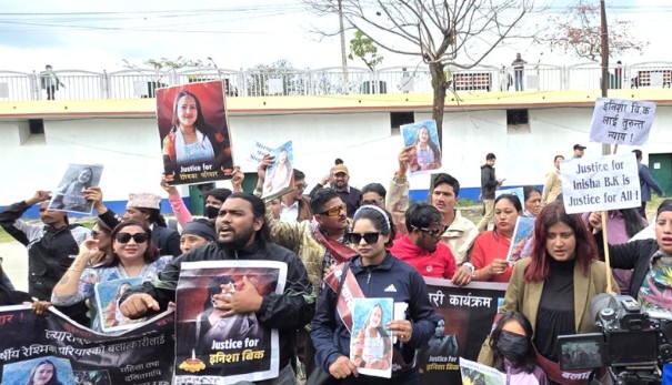 Image of हिंसापीडित महिलाका लागि न्याय माग गर्दै महिला आयोगमा नाराबाजी