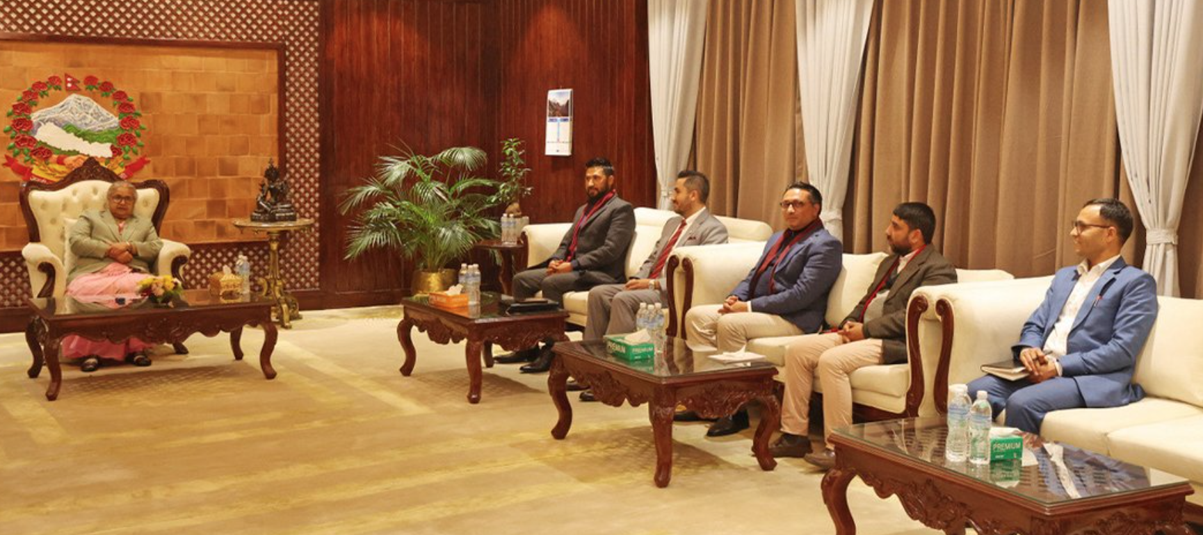 Image of प्रधानमन्त्री सुशीला कार्की र रास्वपा सभापति रवि लामिछानेबीच बालुवाटारमा भेटवार्ता