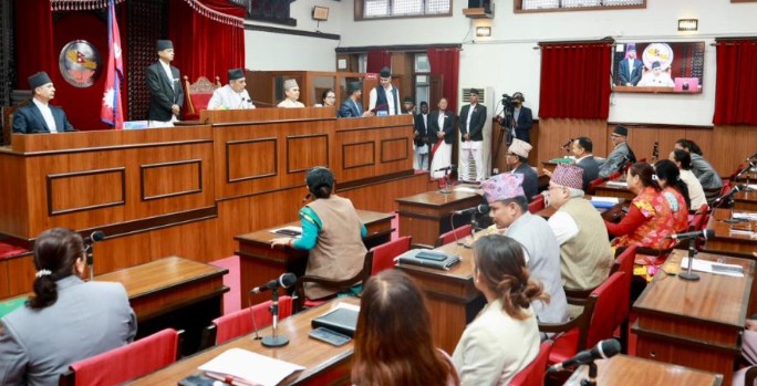 Image of सीमा सम्बन्धी अभिव्यक्तिपछि राष्ट्रिय सभा लगातार दोस्रो दिन पनि अवरुद्ध