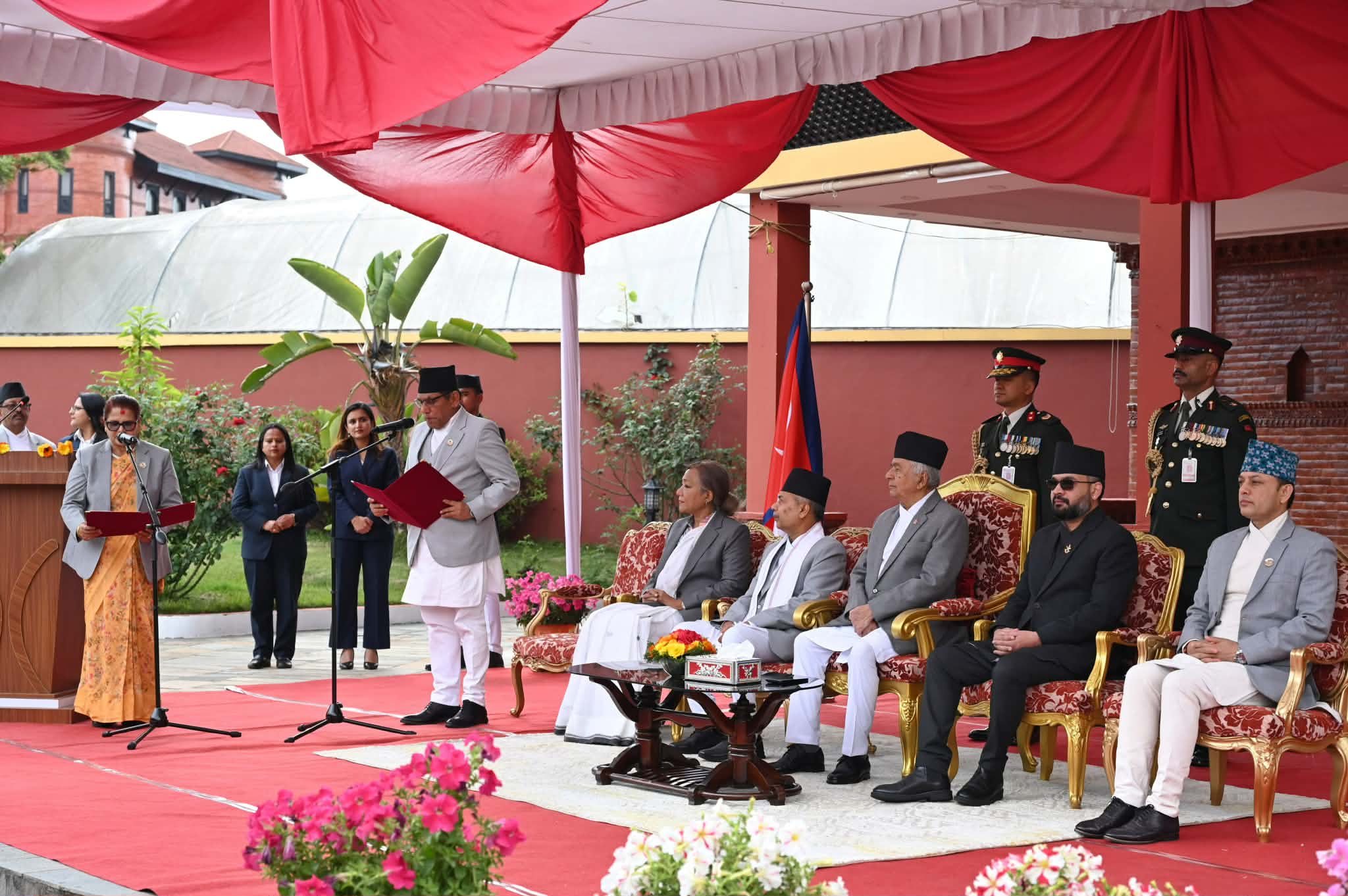 Image of उपाध्यक्ष भण्डारीले लिइन पद तथा गोपनीयताको शपथ