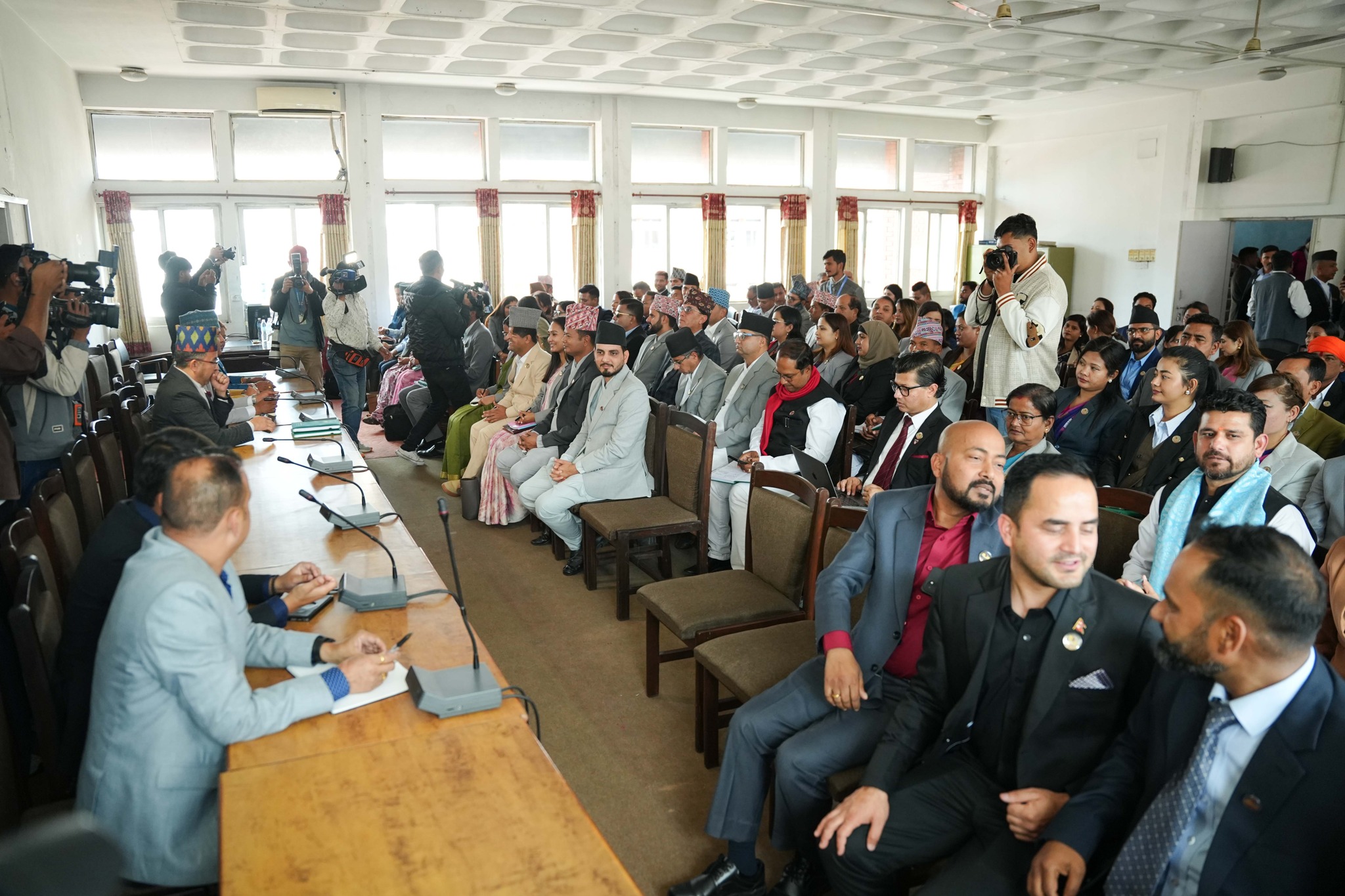 Image of रास्वपाले उपसभामुख निर्वाचनमा श्रम संस्कृति पार्टीकी उम्मेदवार रूबीकुमारी ठाकुरलाई समर्थन गर्ने