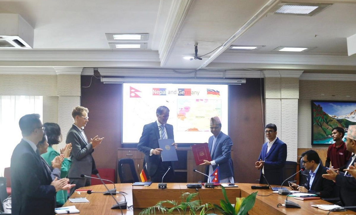 Image of नेपाल–जर्मनीबीच ऊर्जा, स्वास्थ्य र विकास क्षेत्रमा सहयोग सम्बन्धी सम्झौतामा हस्ताक्षर