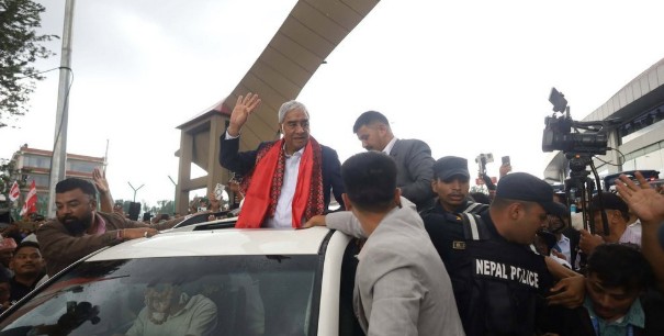Image of पाँच महिनपछि स्वदेश फर्किए देउवा