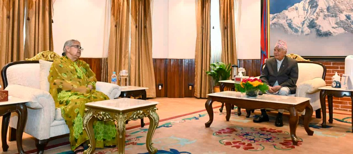 Image of राष्ट्रपति पौडेल र प्रधानमन्त्री कार्कीबीच भेटवार्ता, राजनीतिक र निर्वाचन विषयमा छलफल