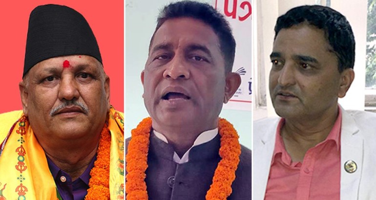 Image of उपमहासचिव पदमा भट्ट, महासेठ र भट्टराई विजयी