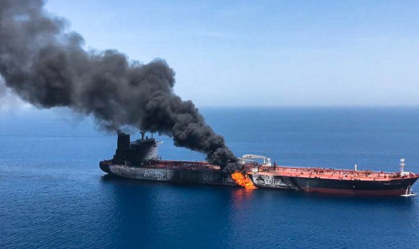 Image of खाडी क्षेत्रमा अमेरिकी तेल ट्यांकरमाथि आक्रमण गरेको इरानको दाबी